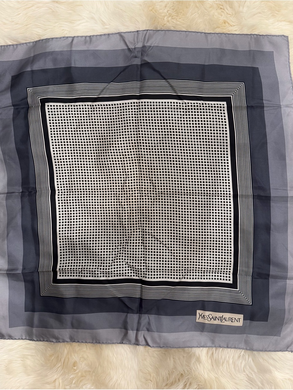 Yves Saint Laurent Silk Scarf